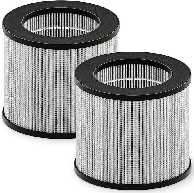 2801 Replacement Filter for Bissell MyAir Personal Air Purifier 2801, 2780, 2780A, 2780B, 2780P, 27809, Hight Efficiency and Carbon Filter, 2 Pack