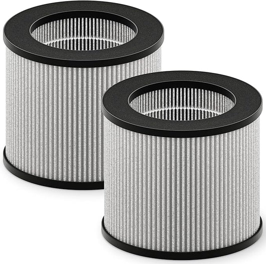 2801 Replacement Filter for Bissell MyAir Personal Air Purifier 2801, 2780, 2780A, 2780B, 2780P, 27809, Hight Efficiency and Carbon Filter, 2 Pack