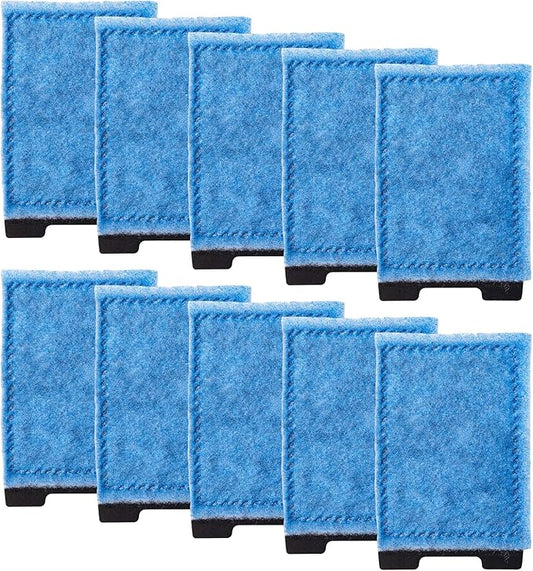 10 Pack Rite-Size Z Filter Cartridges Compatible with Eclipse System 2,3,Hex 5 & Corner 5,Hex 7 for Aquarium Filtration