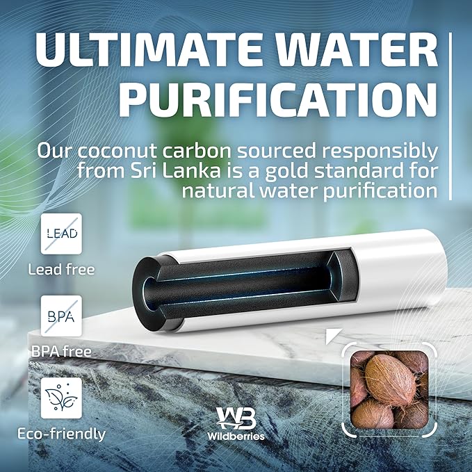 RS25J50 Replacement for Samsung Fridge Water Filter Compatible with Samsung RS25J50, DA29-00019A, DA-97-08006A-B, RH22H9010SR, HAF-CIN/EXP, Kenmore 46-9101, HAF-CIN/EXP, Pack of 3