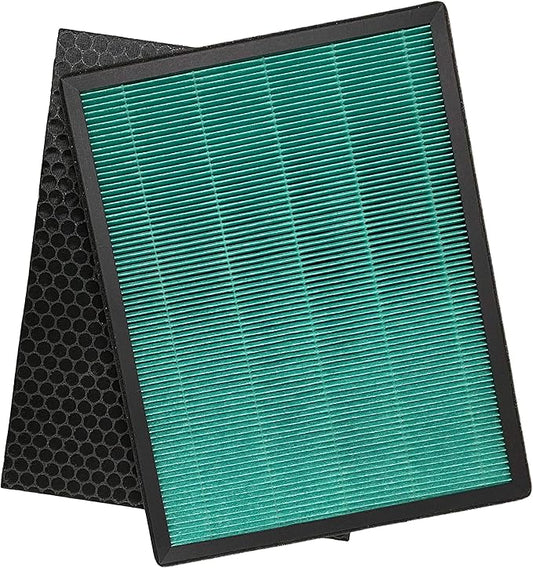 Nispira Replacement Filter for Rabbit BioGS 2.0 Ultra Quiet Air Purifier Model SPA-550A SPA-625A True HEPA Activated Carbon Pre Filter Kit Set, 1 Pack