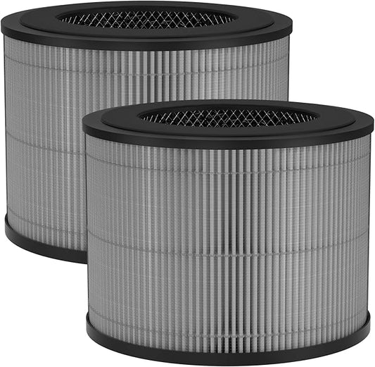 DR-HAP002 True HEPA Replacement Filter Compatible with Macro Pro, Macro Pro S DR-HAP002 Air Purifier, with 3 Stage Deep Filtration, Ultra Fine Pre-filter, High-Efficiency Activated Carbon Filter