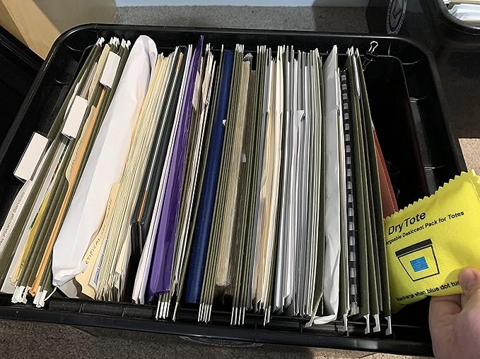 100g Rechargeable Desiccant Pack of 50 - Moisture Absorbing Bag - Silica Gel Desiccant Dehumidifier for Storage Bins and Totes