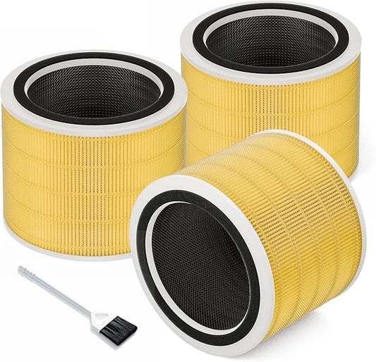 Funmit Core 200S Pet Care Replacement Filter for LEVOIT Core 200S Smart WiFi Air Purifier, 3-in-1 H13 True HEPA Filter Replacement and High-Efficiency Activated Carbon, Part # Core 200S-RF, 3 Pack