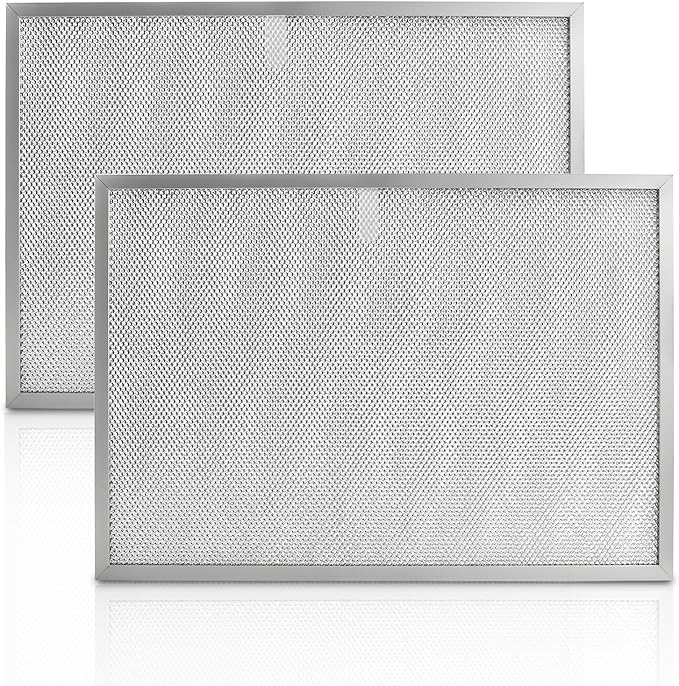 2PCS W11177751 Range Hood Grease Filter 17.24X11.7 inch Replacement W10419114 W10834041 W11176974 4547137 AP6285612 PS12348521 EAP12348521 Compatible with Whirlpool