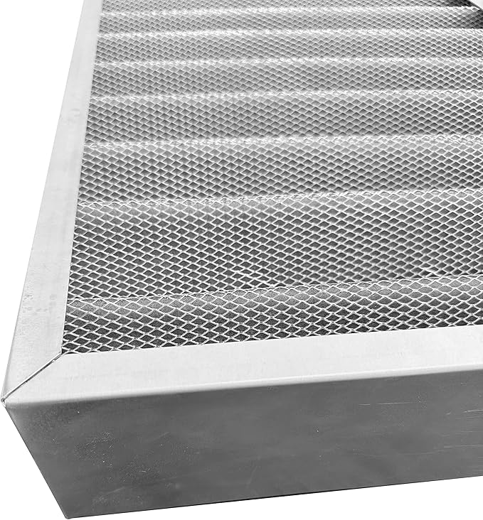 | Merv 8 | Washable Furnace Filter | Lifetime HVAC & Furnace Air Filter | Washable | Superior particle-holding Ability | Premium Quality Aluminum | (16x25x4 (3 5/8” depth))