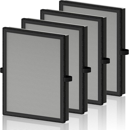 MK04 Air Filter Replacement for Aoreve MK04 MG04JH Air Purifier, 4-in-1 H13 True HEPA High-Efficiency Activated Carbon Filter, Smoke Remover Version (4 Pack)