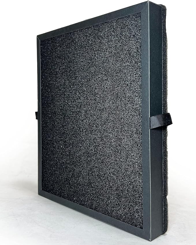 Nispira MK04 MK04LX Filter Replacement For Aroeve Air Purifier 3-in-1 True HEPA Activated Carbon Removes Smoke AOCs 1 Pack