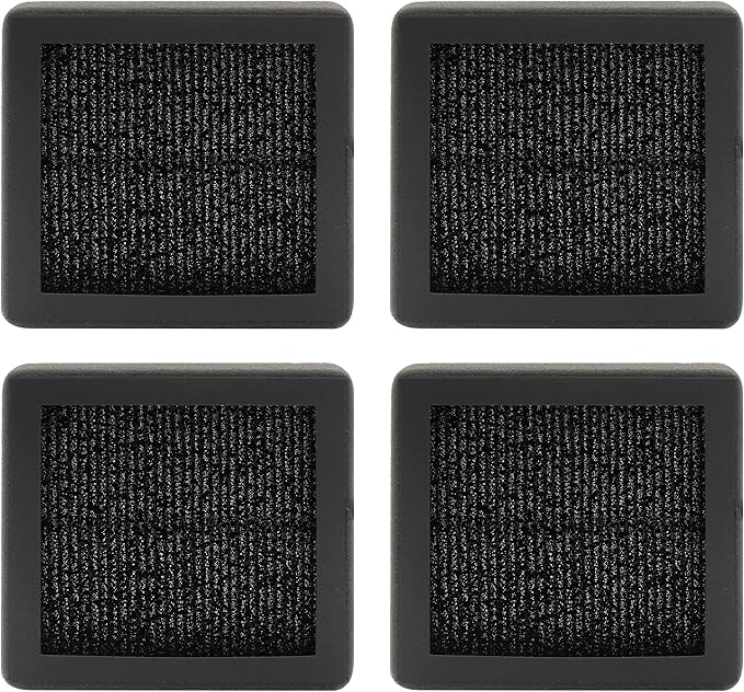 Fette Filter - True HEPA Air Purifier Filters with Activated Carbon Filters Compatible for Potulas Compact Desktop Air Purifier - Pack of 4