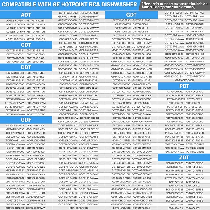 WD21X10519 GE Dishwasher Flood Switch Compatible with ADT, CDT, DDT, GDF, GDT, PDT, ZDT Series GE Dish Washer Appliance Switch Flood Asm Replacement Parts WD21X10492 WD21X20204 3028650 PS8690623