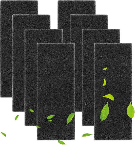 0.6’’ Carbon Filters Compatible with Litter-Robot 3, Activated Carbon Litter Box Filter Compatible with Litter-Robot 3 Self Cleaning Cat Litter Box Filters, Accessories Replacement 8 Pack