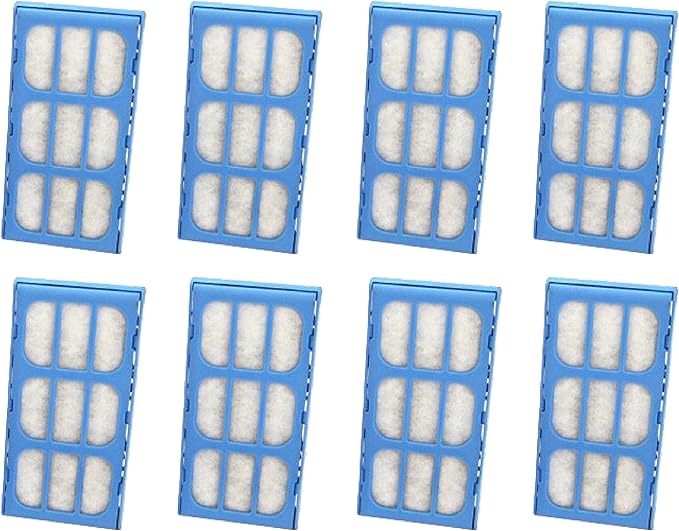 Nispira Replacement Water Filter Cartridges Compatible with Cat Mate & Dog Mate Fountains, Pack of 8
