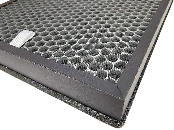 6 Packs Nispira True HEPA Carbon Filter Replacement Compatible with Coway Airmega Max2 400S 400 Air Purifier. 10.88" x 1.75" x 14.25".