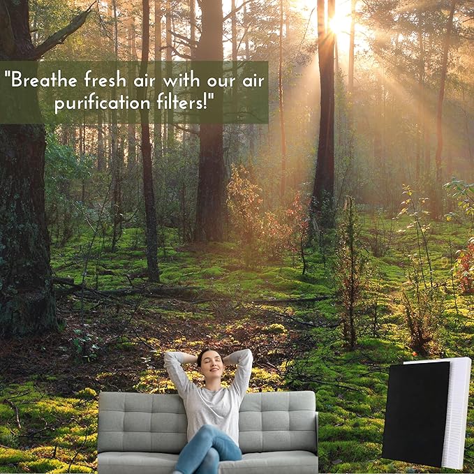 Nispira C545 HEPA Filter Replacement Ture HPEA For Winx C545 Air Purifier, P150, B151, 9300, Part Filter S 1712-0096-00 & 2522-0058-00, 113050 3 Sets