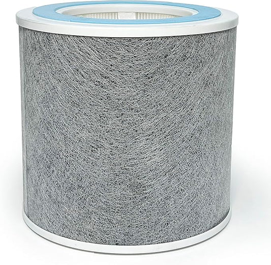 Nispira HC452 HP102 Replacement Filter For Shark NanoSeal Air Purifier HP102PET, HP100, HP105 HC450, HC451, HC455, UA455 3-in-1 True HEPA Activated Carbon Part HE1FKPET, 1 Pack