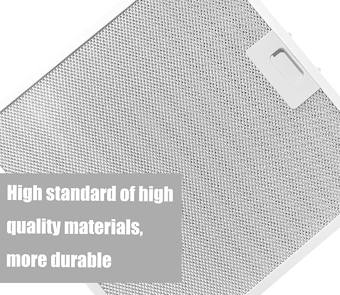 WB02X27207 Range Hood Grease Filter Fits compatible with GE JVX5300BJ1TS JVX5300DJ1BB JVX5300DJ1WW Replacement For 4463981 AP6039217 PS11771771 EAP11771771 (1 Packs)