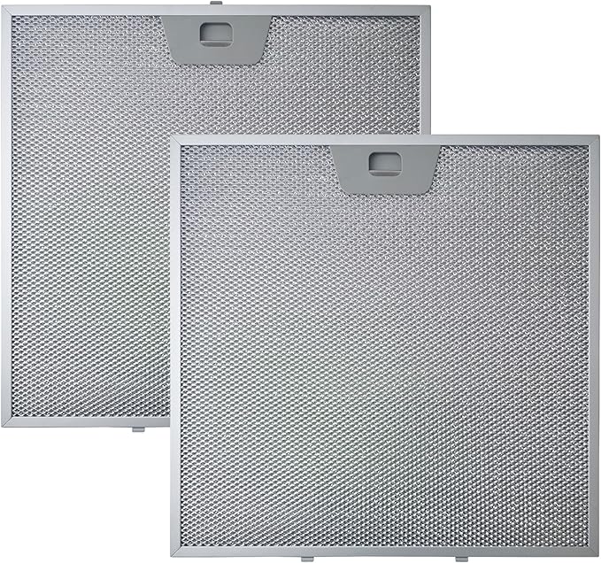 2PCS WB02X24872 Range Hood Grease Filter Compatible with GE Range Hood JVW5301FJ1DS JVW5301SJ1SS JVW5301BJ1TS JVW5301EJ1ES JVW5301EJ2ES, 11.92 x 11.81 x 0.39"