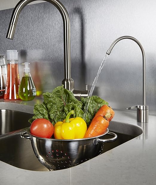 Home Master TMAFC-ERP-L Artesian Full Contact Loaded RO System, 7-Stages, 99% Rejection DOW Membrane, Patented 2-Pass Alkaline Remineralization, Fast 4.5s Fill Rate, 1:1 Pure, Lux Faucet, Fridge kit