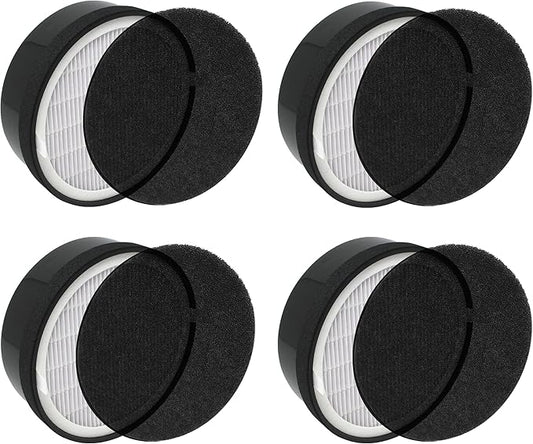 Fette Filter - Premium H13 True HEPA Replacement Filter compatible with Levoit Air Purifier LV-H132 Also Compatiable with other select Air Purifiers see listing for details Pack of 4