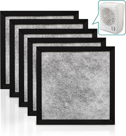 5-Pack Odor Grabber Replacement Filter E, Compatible with Holmes E HAP116Z, HAP115Z, HAP116Z-U Air Purifier, Part No. AOR115, AOR118, AOR118B, HAPF115, HAPF115PDQ-U8, HAPF115PDQ-U