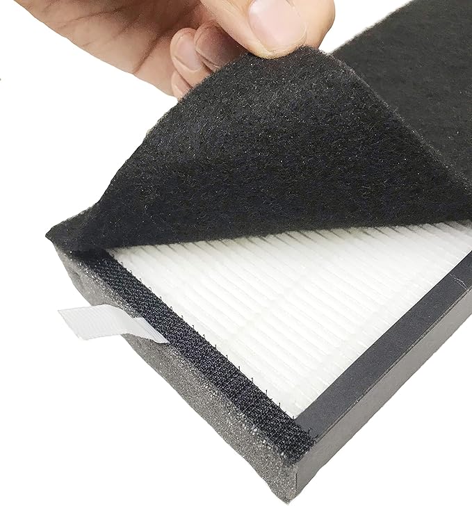 Nispira TF60 TF60-Pure T500 Filter Replacement True HEPA Filter Carbon for Breathe Smart Tower Air Purifier, 1 Pack
