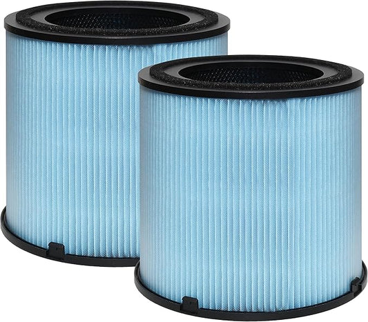 Air Purifier AP1001 Replacement Filter, Compatible with AIRTOK AP1001 Air Purifier, Part # AP1001-RF, 5-Layer Purification System, H13 True HEPA Filter, 2-Pack