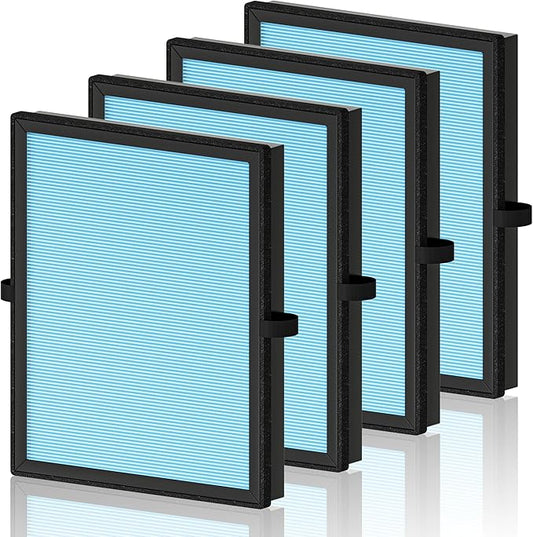 MK04 Air Filter Replacement for Aroeve MK04 MG04JH Air Purifier, 4-in-1 H13 True HEPA High-Efficiency Activated Carbon Filter, Standard Version (4 Pack)