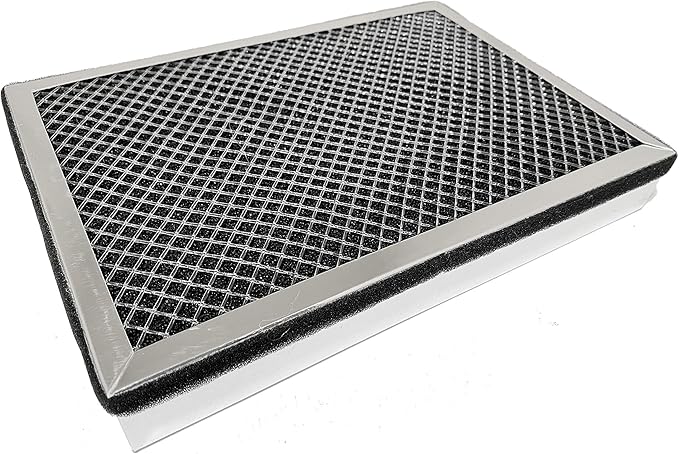 Nispira 25 True HEPA Activated Carbon Replacement Filter For MA Air Purifier 25 | Removes Smoke, Dust, Pollen | Size 9.75" x 6.75" x 1.40" | 2 Packs