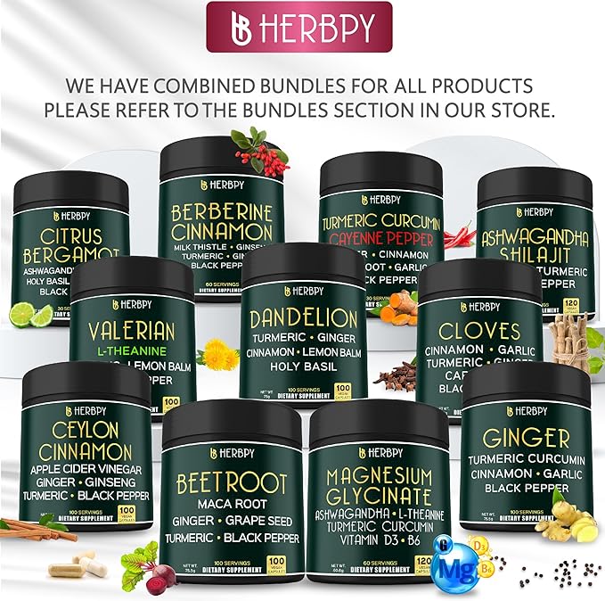 Bundle 6in1 Citrus Bergamot Complex 120 Count & 6in1 Myo-inositol & D-Chiro Inositol Supplement for Women 120 Count - for Digestion, Relaxation, & Overall Health